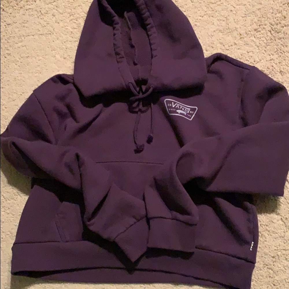 Vans crop hoodie